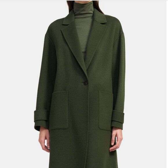 BRAND NEW THEORY WOOL CASHMERE COAT - Picture 2 of 6